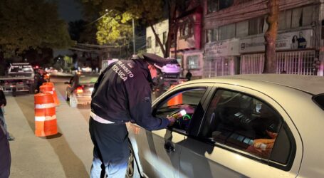 Frena Toluca a 81 conductores ebrios para evitar tragedias viales