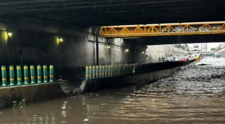 Afectaciones por doquier en la Ciudad, con la intensa lluvia