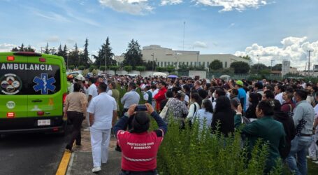 MOVILIZACIÓN DE CUERPOS DE EMERGENCIA POR FUGA DE GAS EN EL LÓPEZ MATEOS