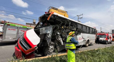 Atendió Toluca accidente de autobús en Las Torres; Alcalde tomará medidas drásticas con el transporte