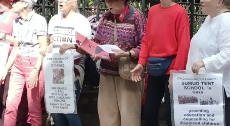 “Coro Rojo” sale cada martes en Gales A pedir apoyo parahabitantes de Palestina