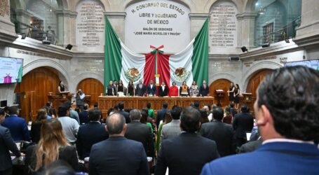 Recibirá Congreso mexiquense informe de la gobernadora este 30 de septiembre