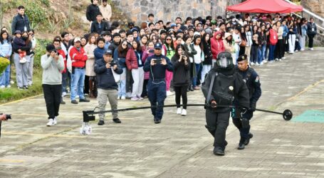 SIMULACRO POR AMENAZA DE ARTEFACTO EXPLOSIVO EN LA UNIVERSIDAD POLITÉCNICA DE ATLACOMULCO