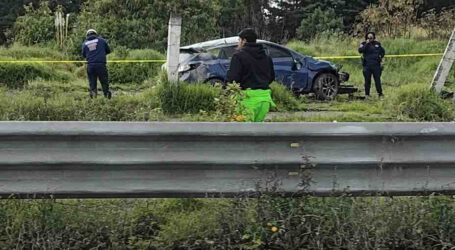 Hombre pierde la vida en un choque en La México-Toluca, a la altura de El Parián