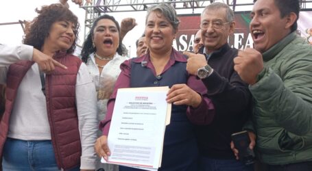 LuzMa Hernández renuncia a la presidencia De Morena para ir por la de Ecatepec