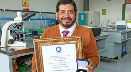 Leobardo Gómez Oliván, académico de la UAEMéx, ganó el Premio Nacional de Química 2026