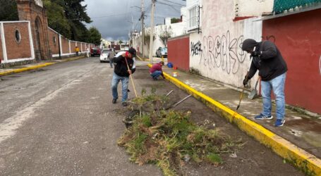 “Dan manita de gato” a muchas partes de Toluca, pero aún hay suciedad y graffitis