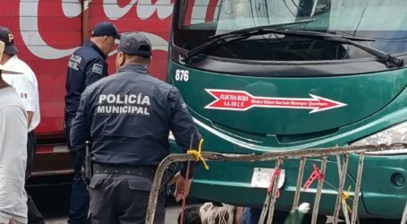 Noemí murió atropellada por un Autobús en el centro de Temoaya