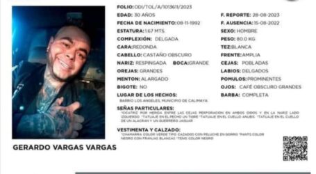 ANGUSTIA DE UNA MADRE QUE DESDE EL 2022 NO SABE DE SU HIJO GERARDO VARGAS VARGAS