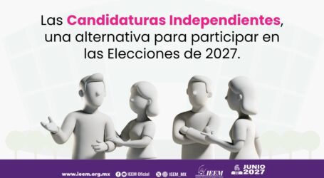 LAS CANDIDATURAS INDEPENDIENTES, UNA ALTERNATIVA  PARA PARTICIPAR EN LAS ELECCIONES DE 2027
